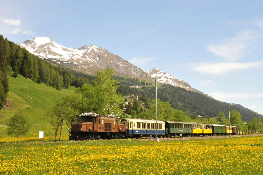 2019.06.11 RhB Ge 6-6 I 415 Krokodil von Davos nach Filisur und zurück (0)